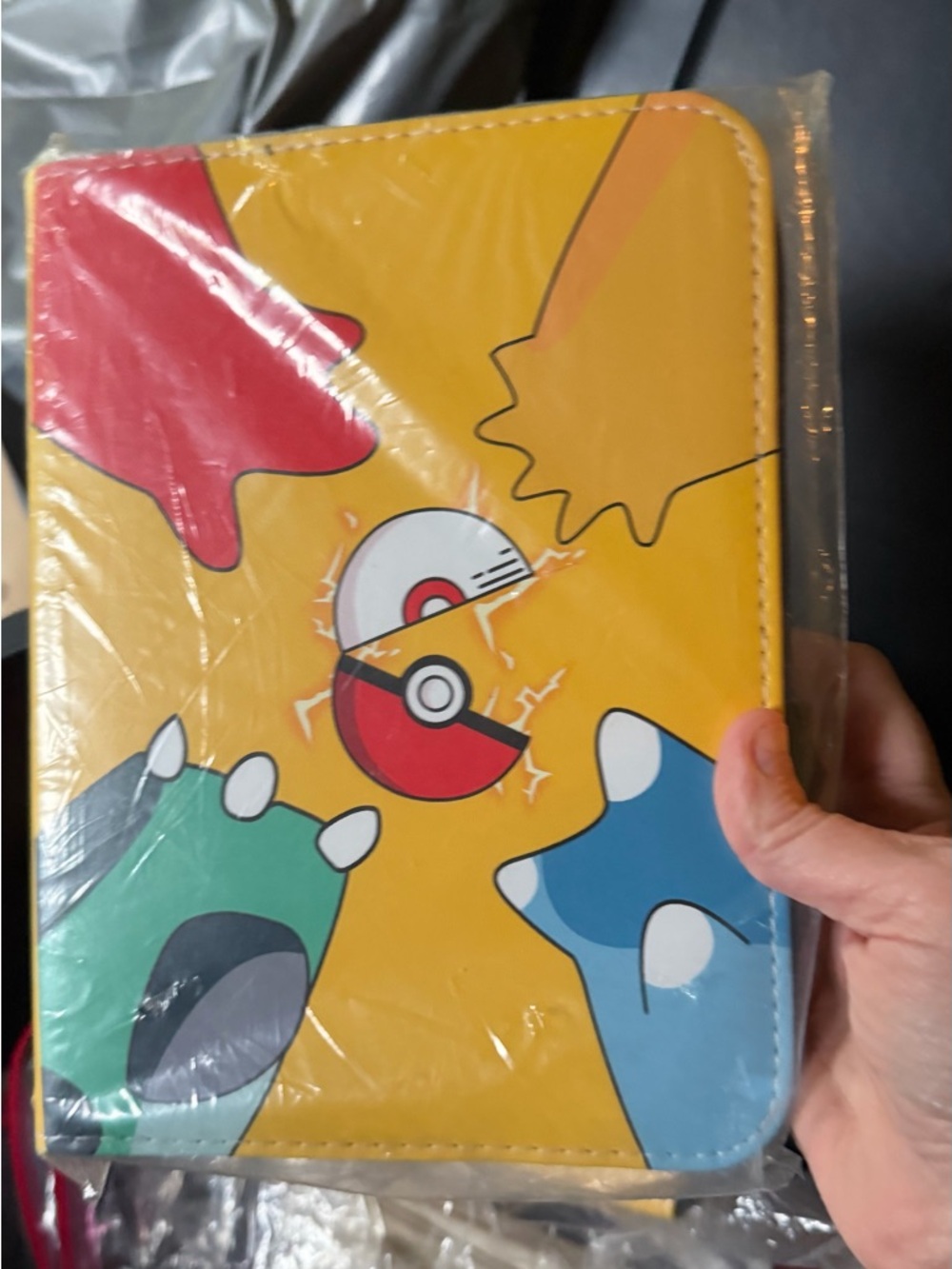 Yellow Pokémon Card binder NWT